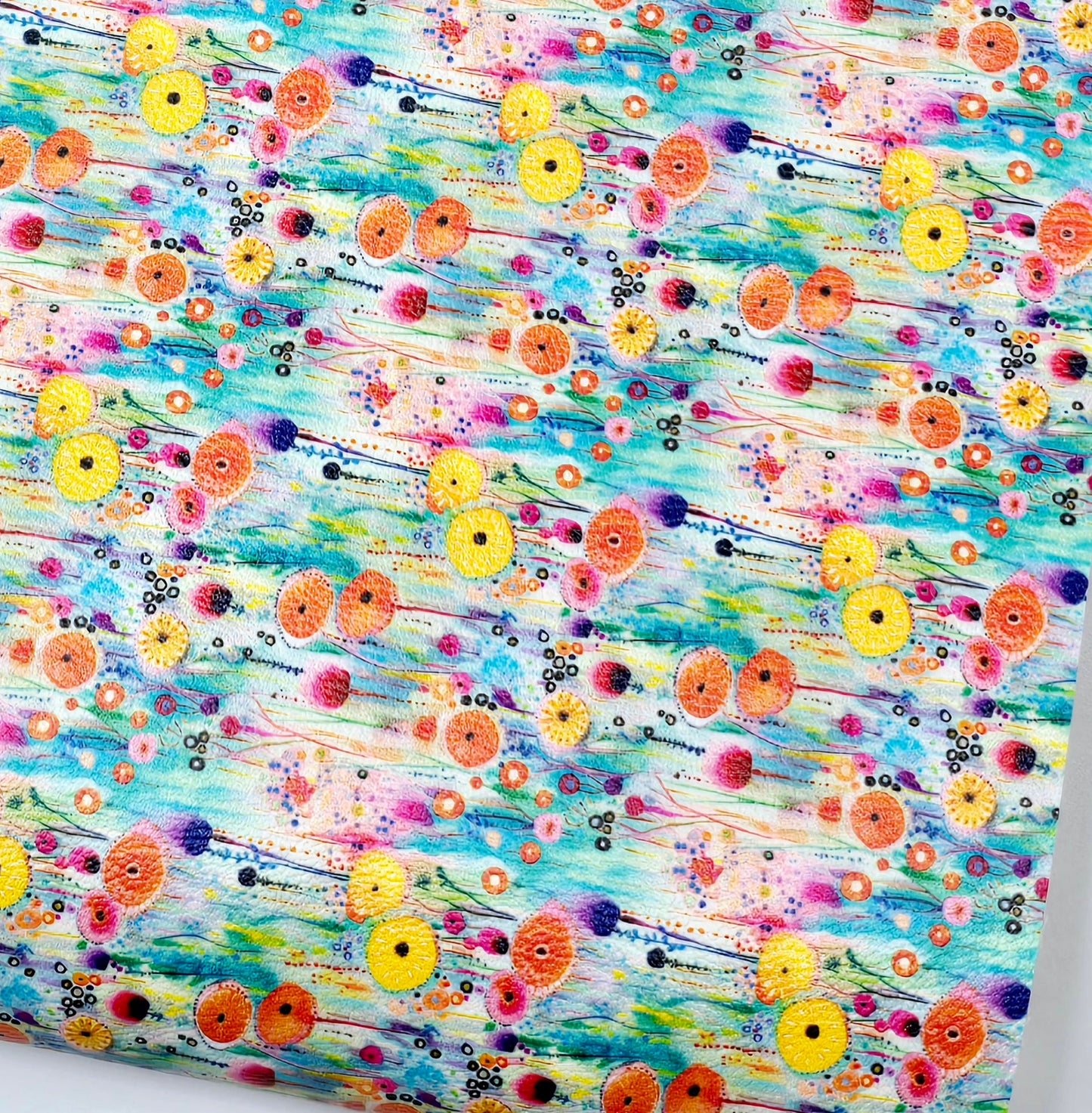 Paint by Flowers Style 2 Artisan Leatherette