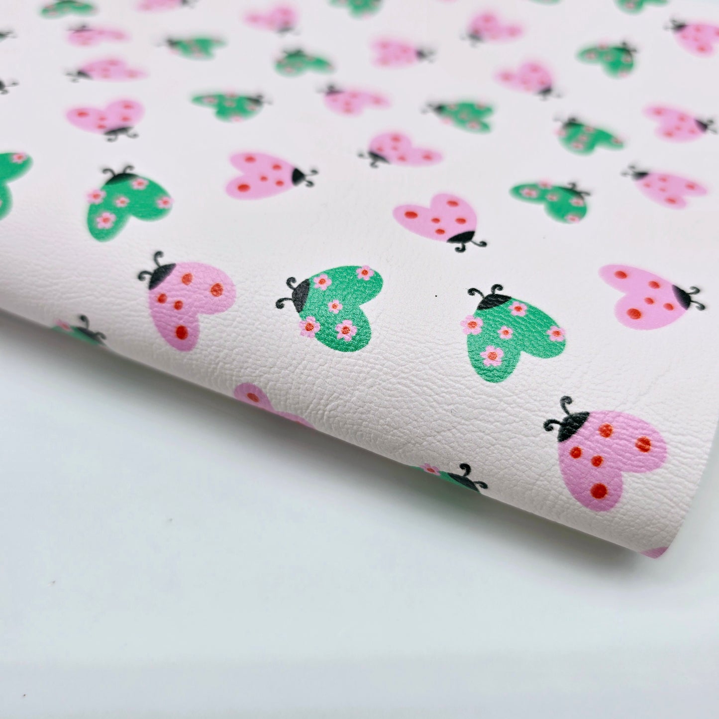 Ladybird Hearts Artisan Leatherette