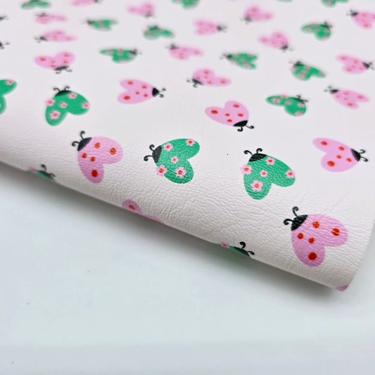 Ladybird Hearts Artisan Leatherette