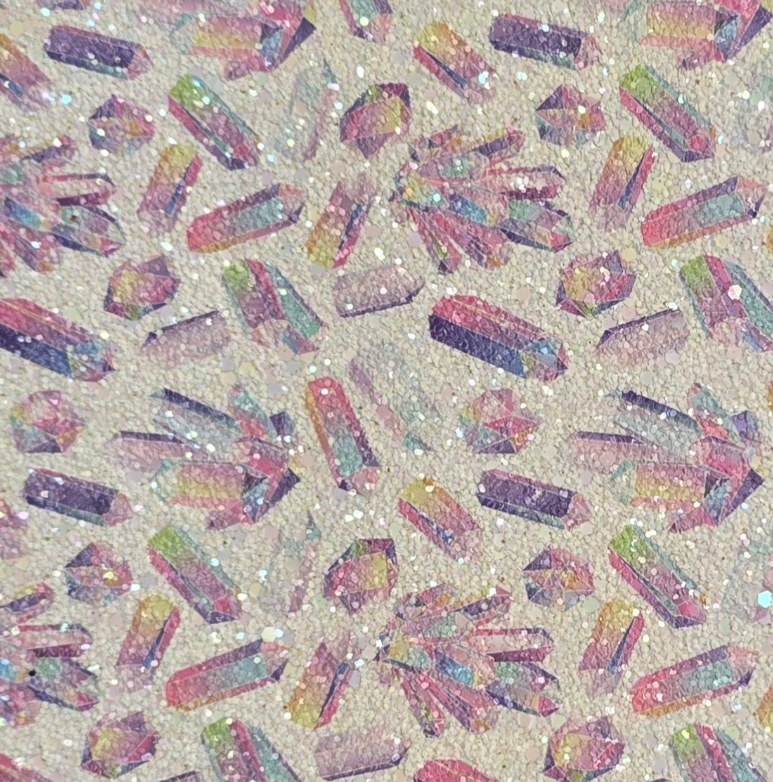 Crystals Printed Chunky Glitter