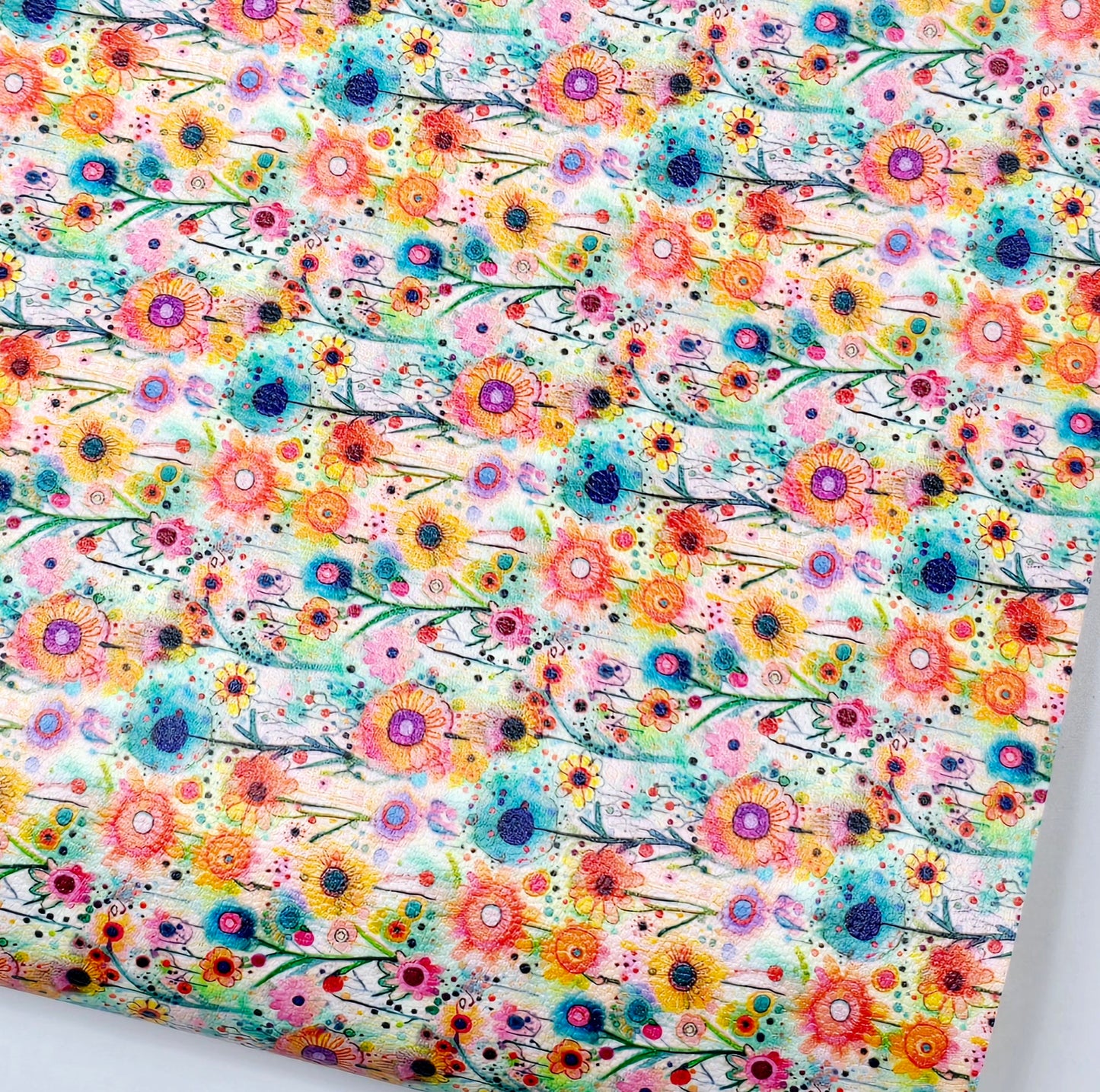 Paint by Flowers Style 1 Artisan Leatherette