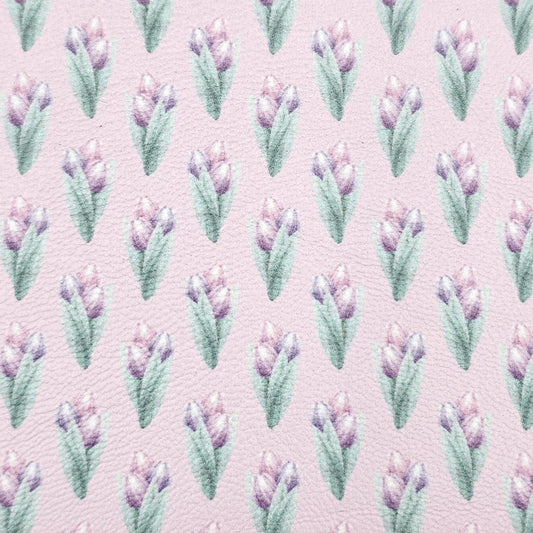 Watercolour Tulips Artisan Leatherette