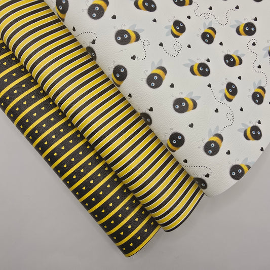 Fluffy Bee Collection Artisan Leatherette