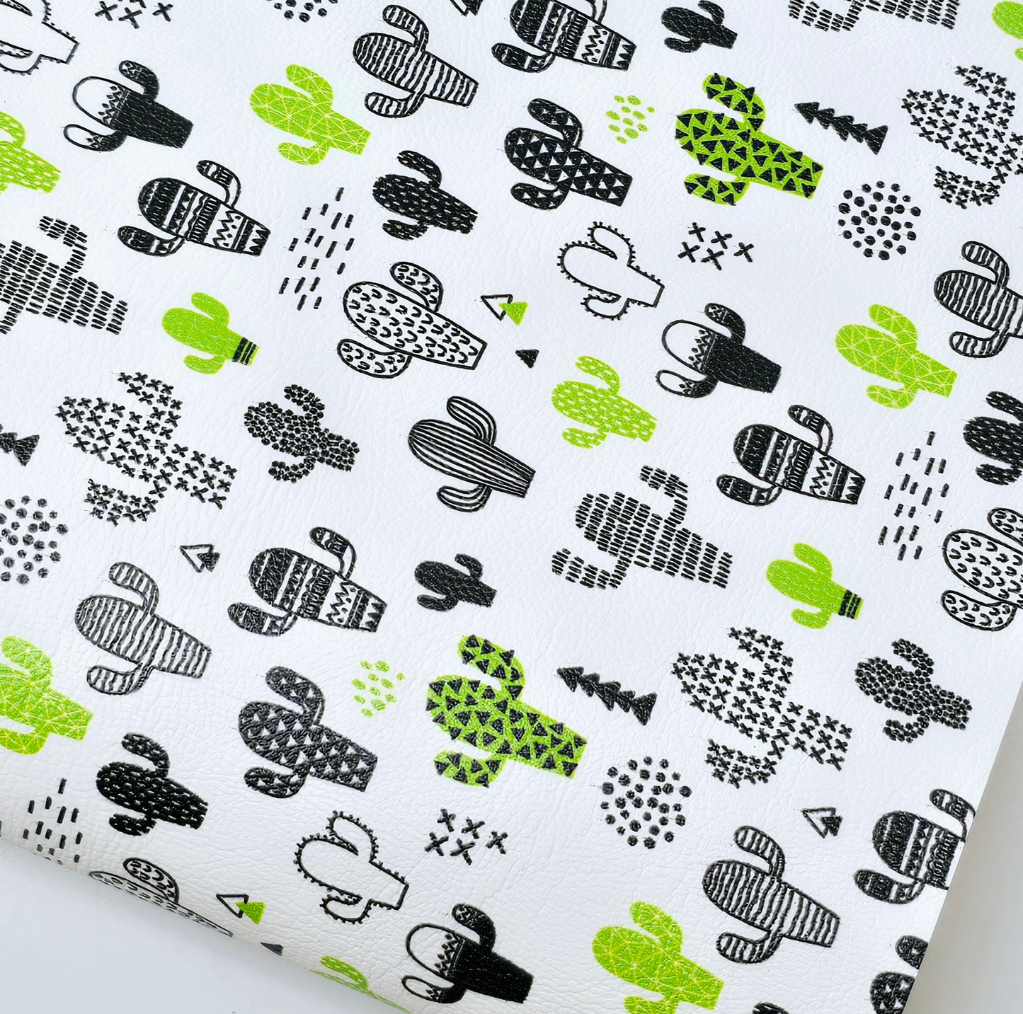 Patterned Cacti Artisan Leatherette