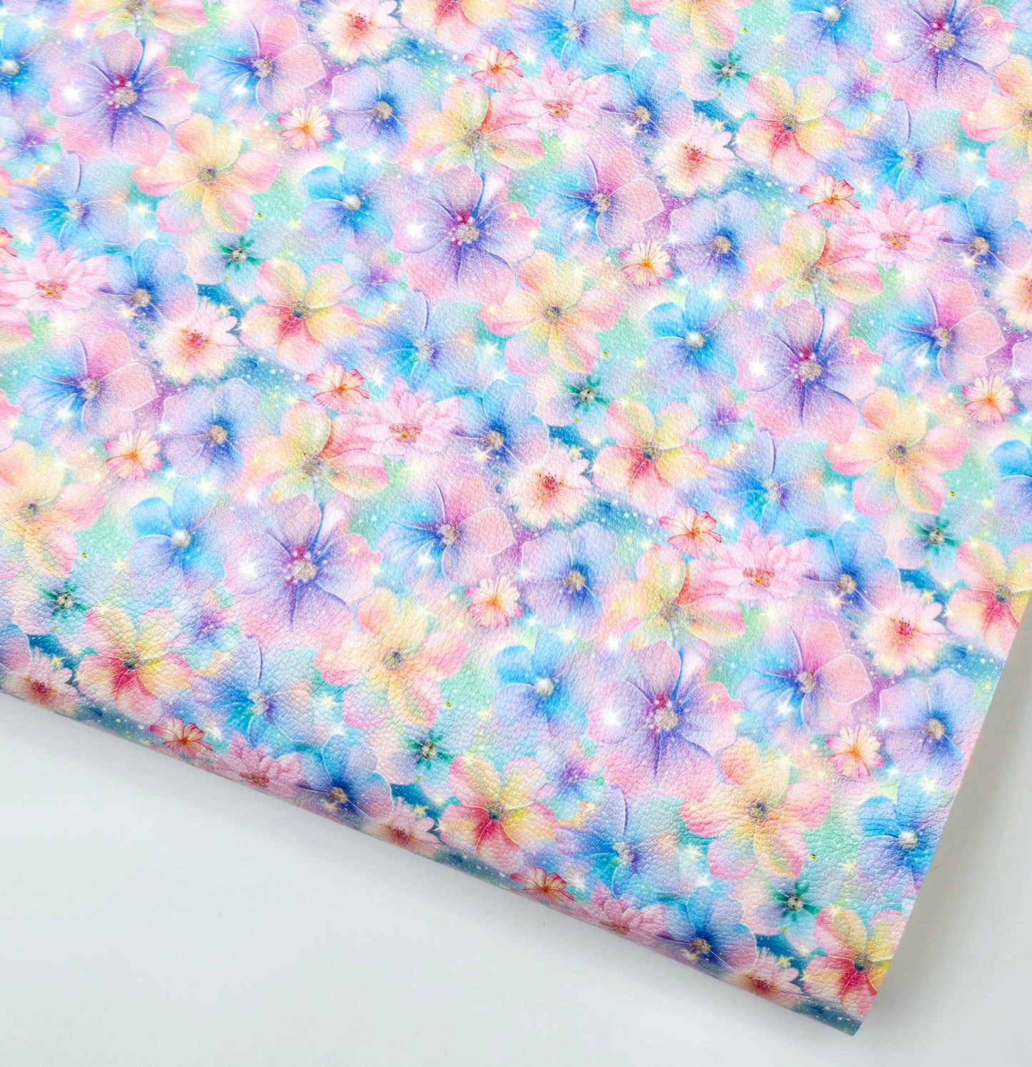 Pastel Pretty Florals Artisan Leatherette