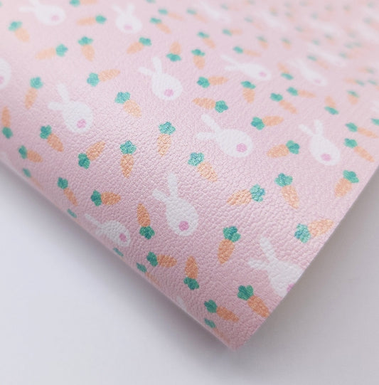 Bunny Bum & Carrots Artisan Leatherette