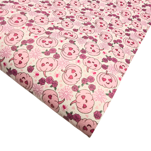 Pumpkin Heart Eyes Artisan Leatherette