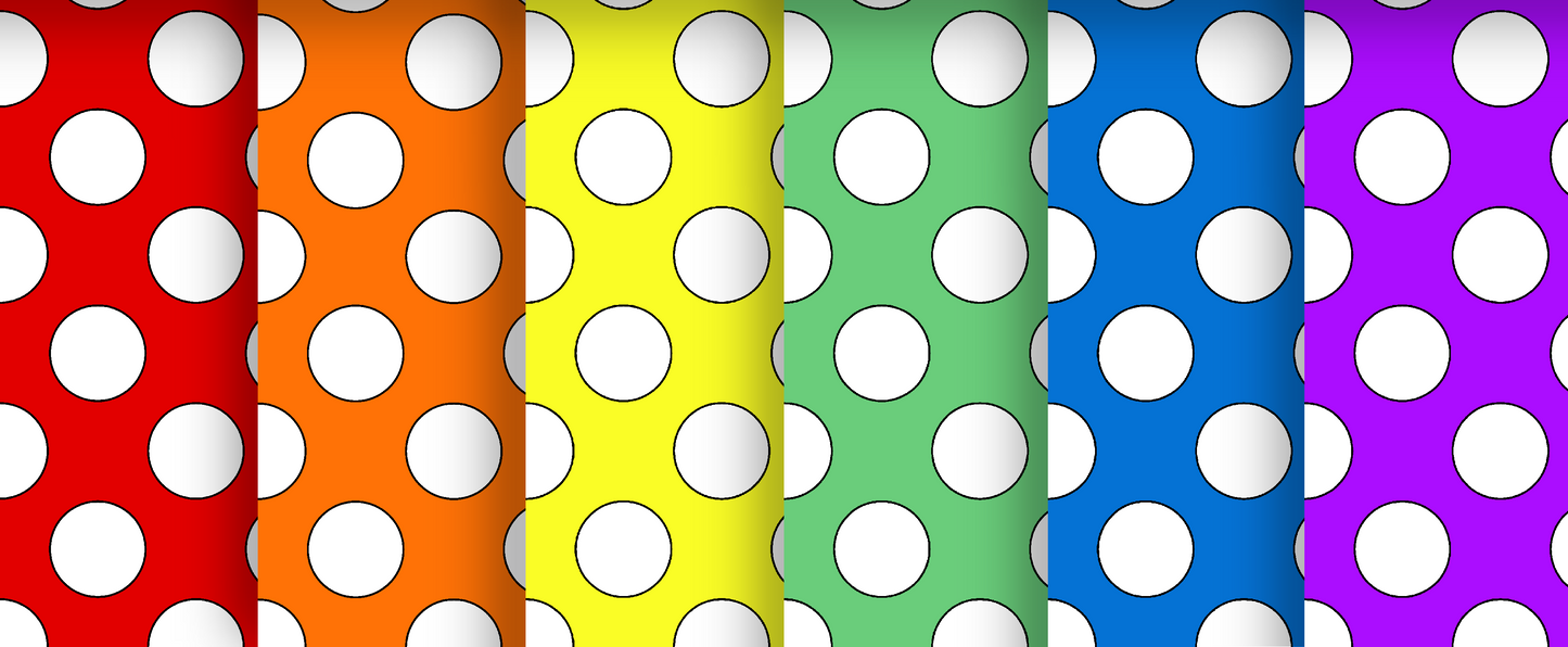 Bright Mushrooms & Polka Artisan Leatherette