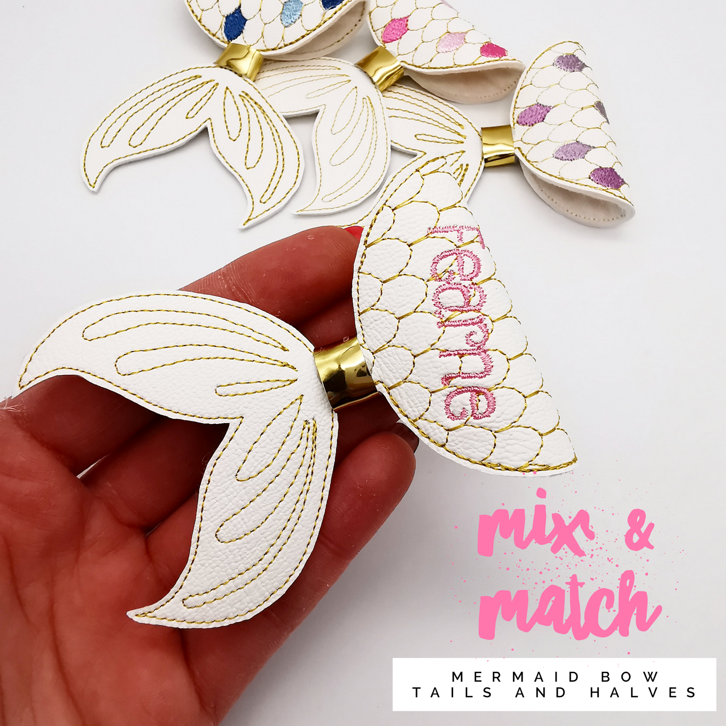 Fold Your Own Personalised Mermaid Bow