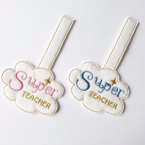 Super Teacher Keyring