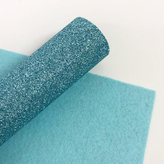 Jade Glitter Felt