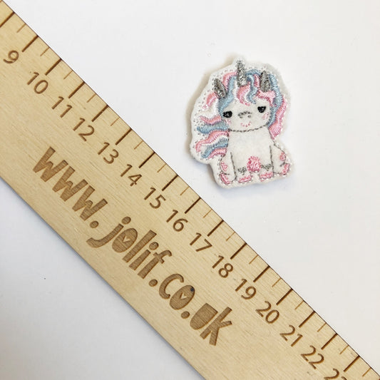 Kawaii Unicorn Felties / Strip of 3