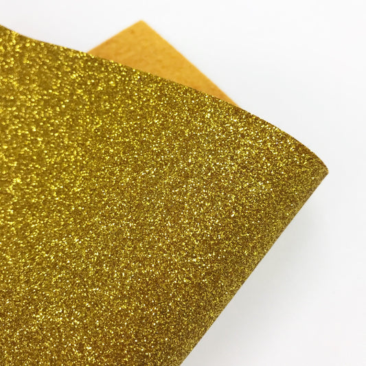 Gold Glitter Felt