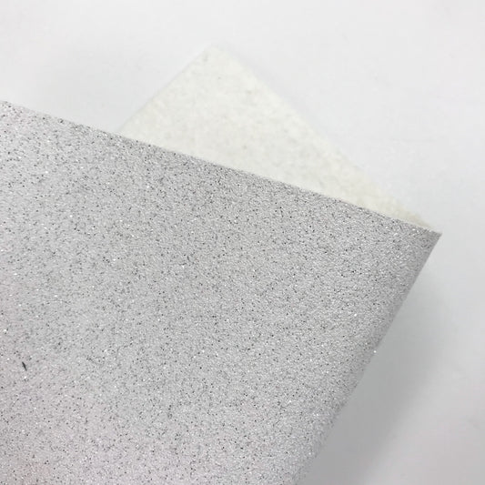 White Granite Glitter Felt