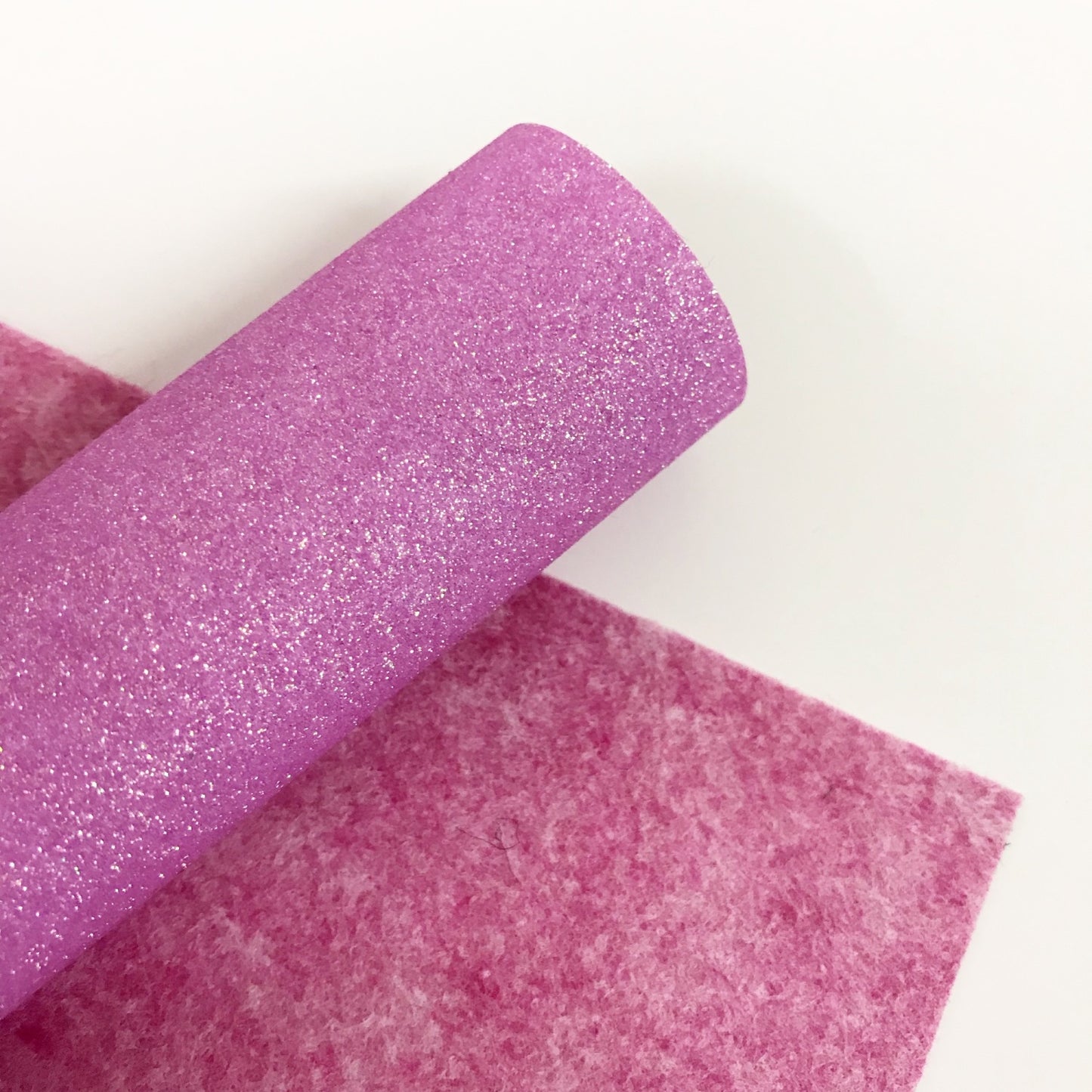 Light Pink Glitter Felt