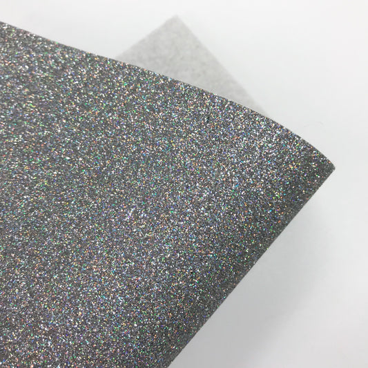Gun Metal Glitter Felt