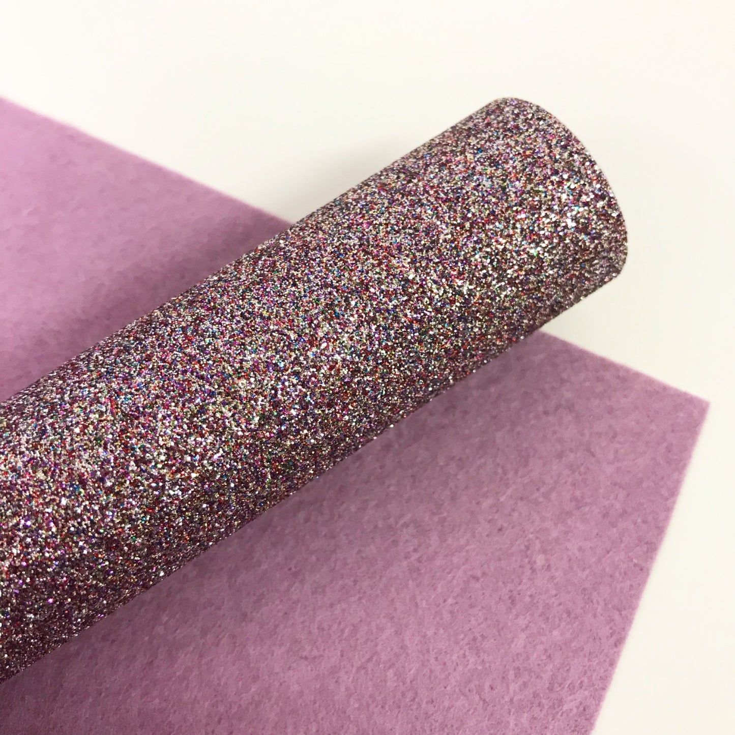 Confetti Pink Glitter Felt