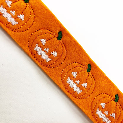 Glow in the Dark Pumpkin Felties / set of 3