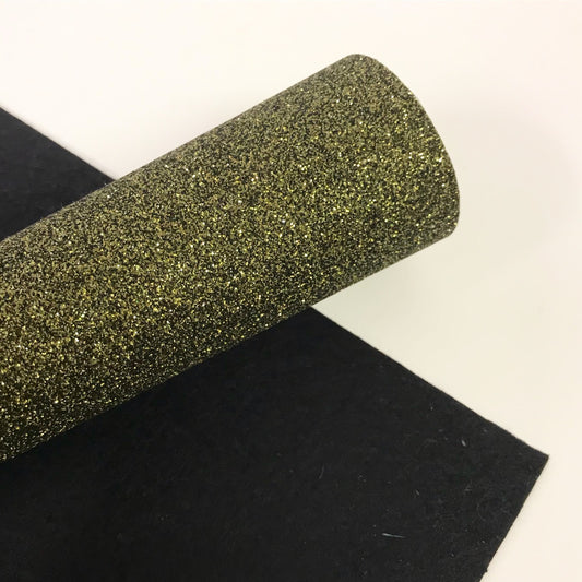 Khaki Glitter Felt