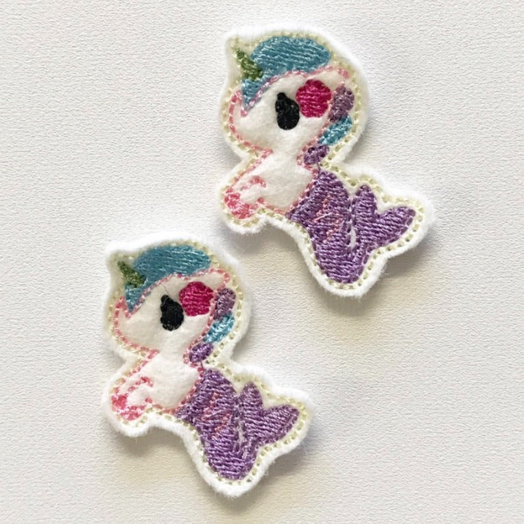 Mermicorn Feltie - strip of 3