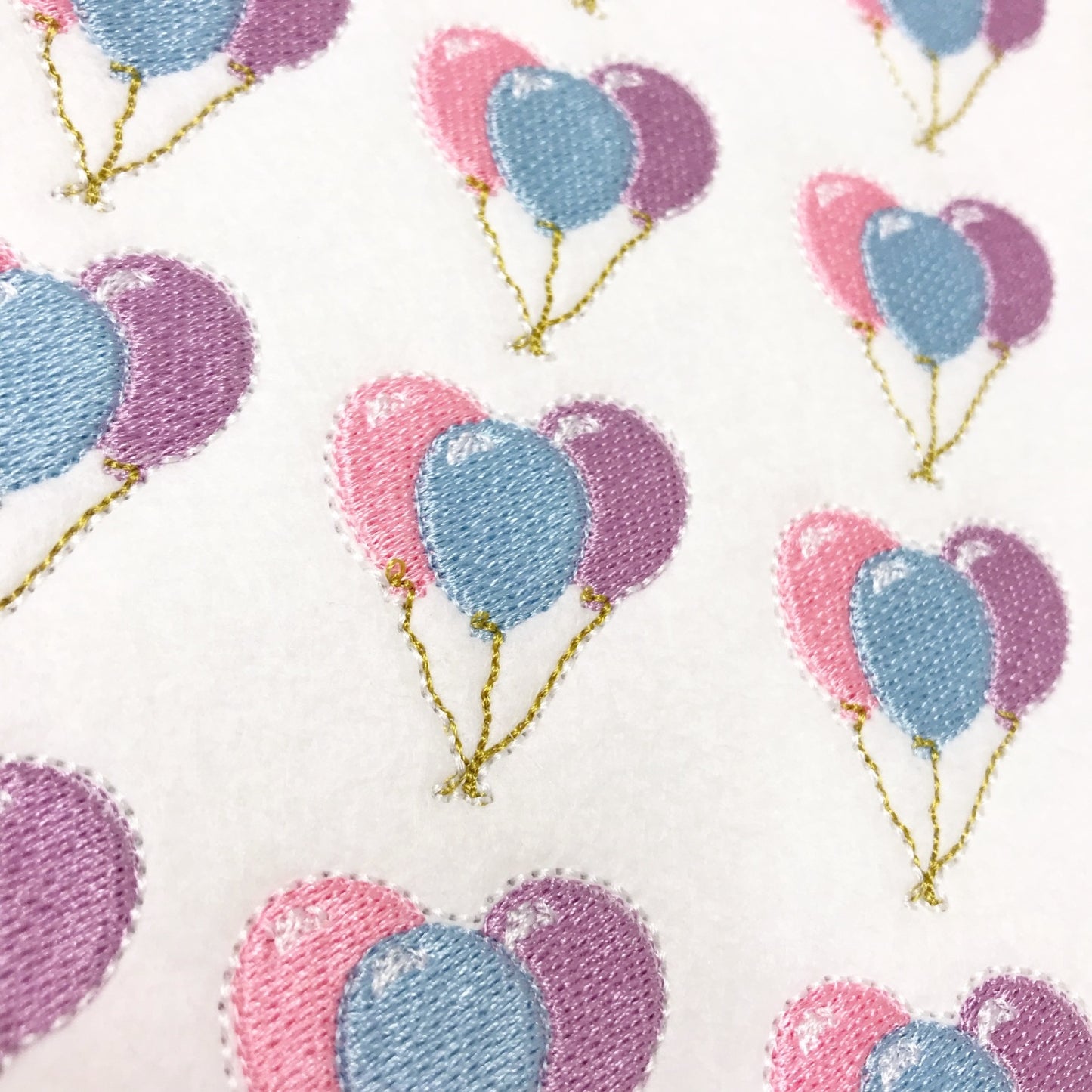 Birthday Balloon Feltie - Strip of 3