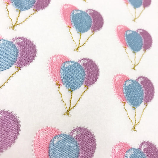 Birthday Balloon Feltie - Strip of 3