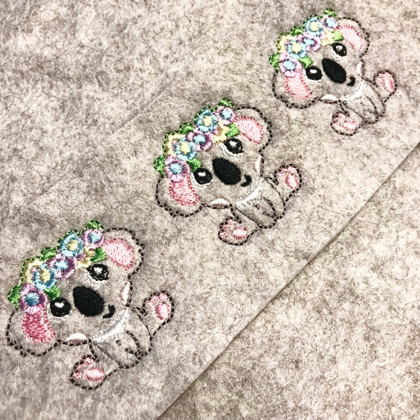 Koala Kate Felties / Strip of 3