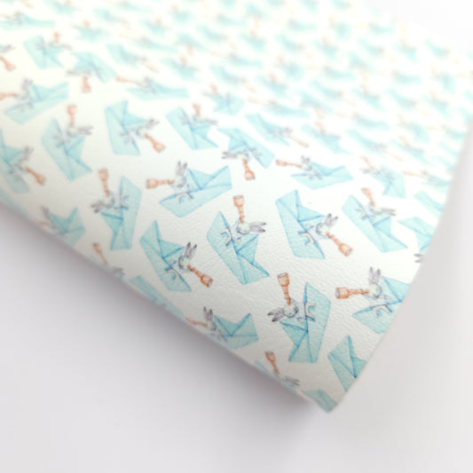 Mr Bunny Boat Adventures Artisan Leatherette