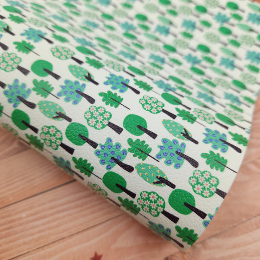 Garden Trees Artisan Leatherette