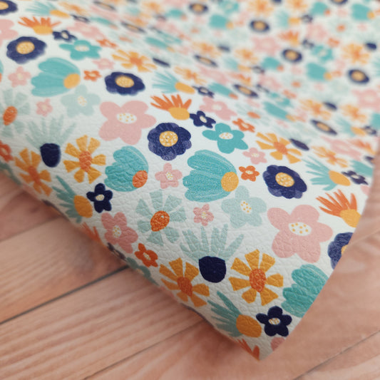 Blue Garden Artisan Leatherette