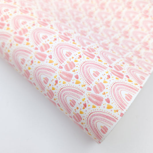 Pumpkin Rainbow Artisan Leatherette