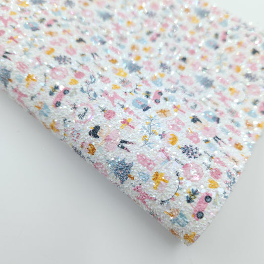 A Pink Noel Chunky Glitter