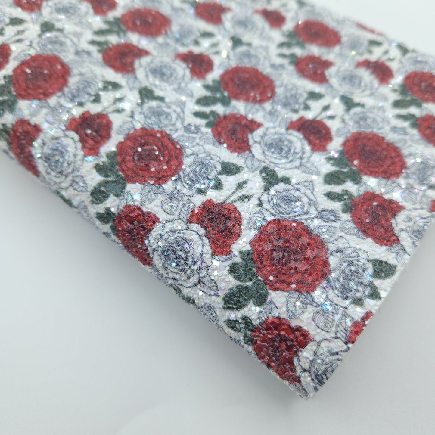 Red Roses Chunky Glitter