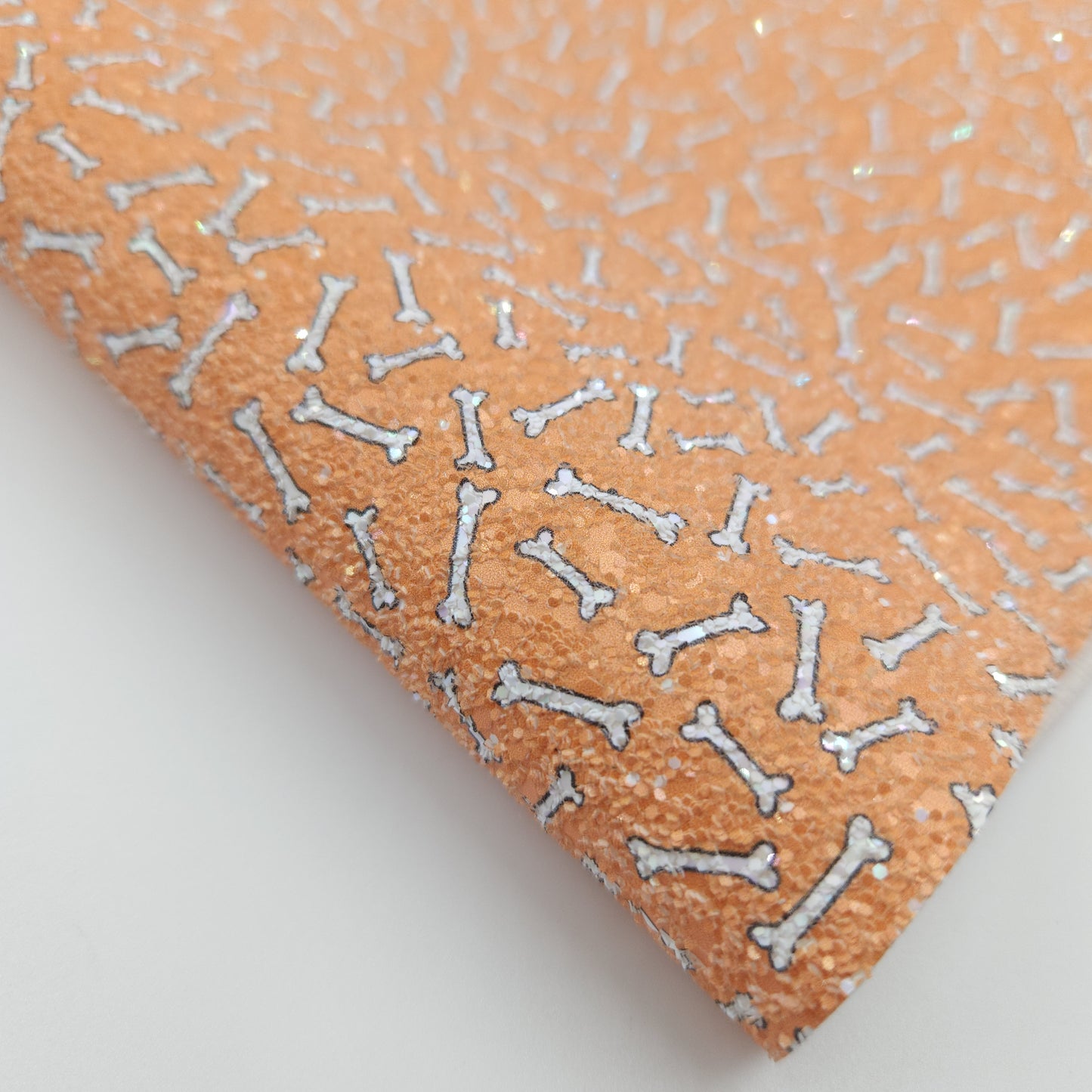 Them Bones Orange Chunky Glitter