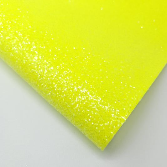 Neon Yellow Chunky Glitter