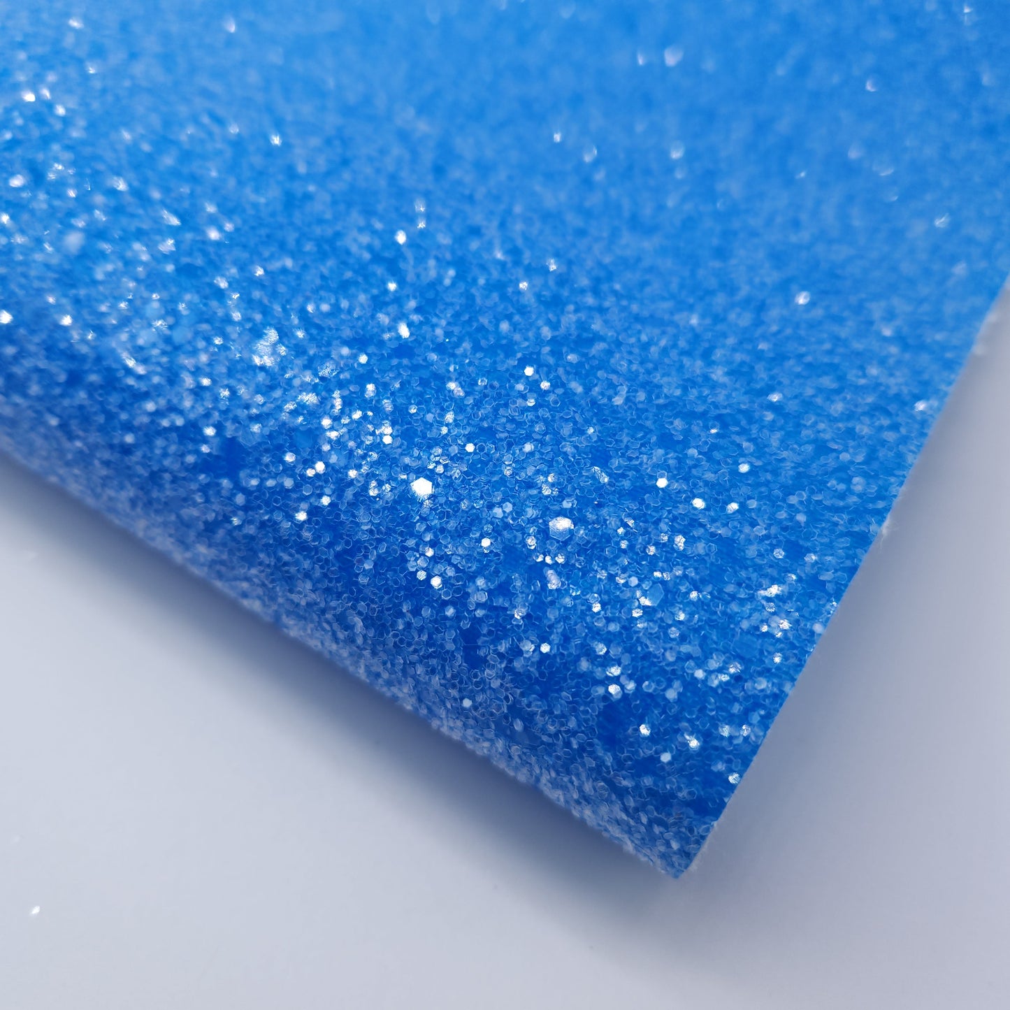 Neon Blue Chunky Glitter