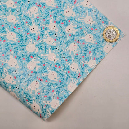 Bunny Blue Artisan Leatherette