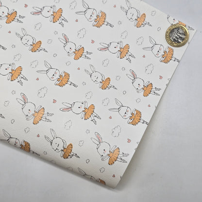 Bunny Pirouette Artisan Leatherette