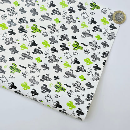 Patterned Cacti Artisan Leatherette