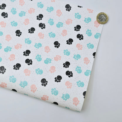 Puppy Paws Sketch Artisan Leatherette