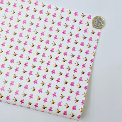 Hawaiian Jungle Floral Artisan Leatherette