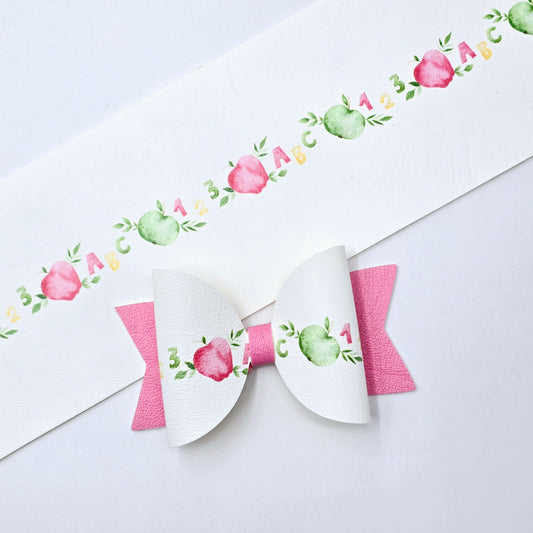 Apple for the Teacher Fabric Roll