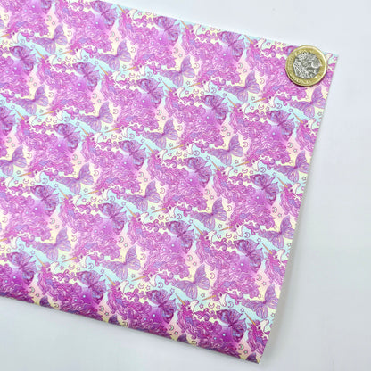 Butterfly Unicorn Artisan Leatherette