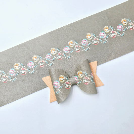 Floral Stencils Fabric Roll