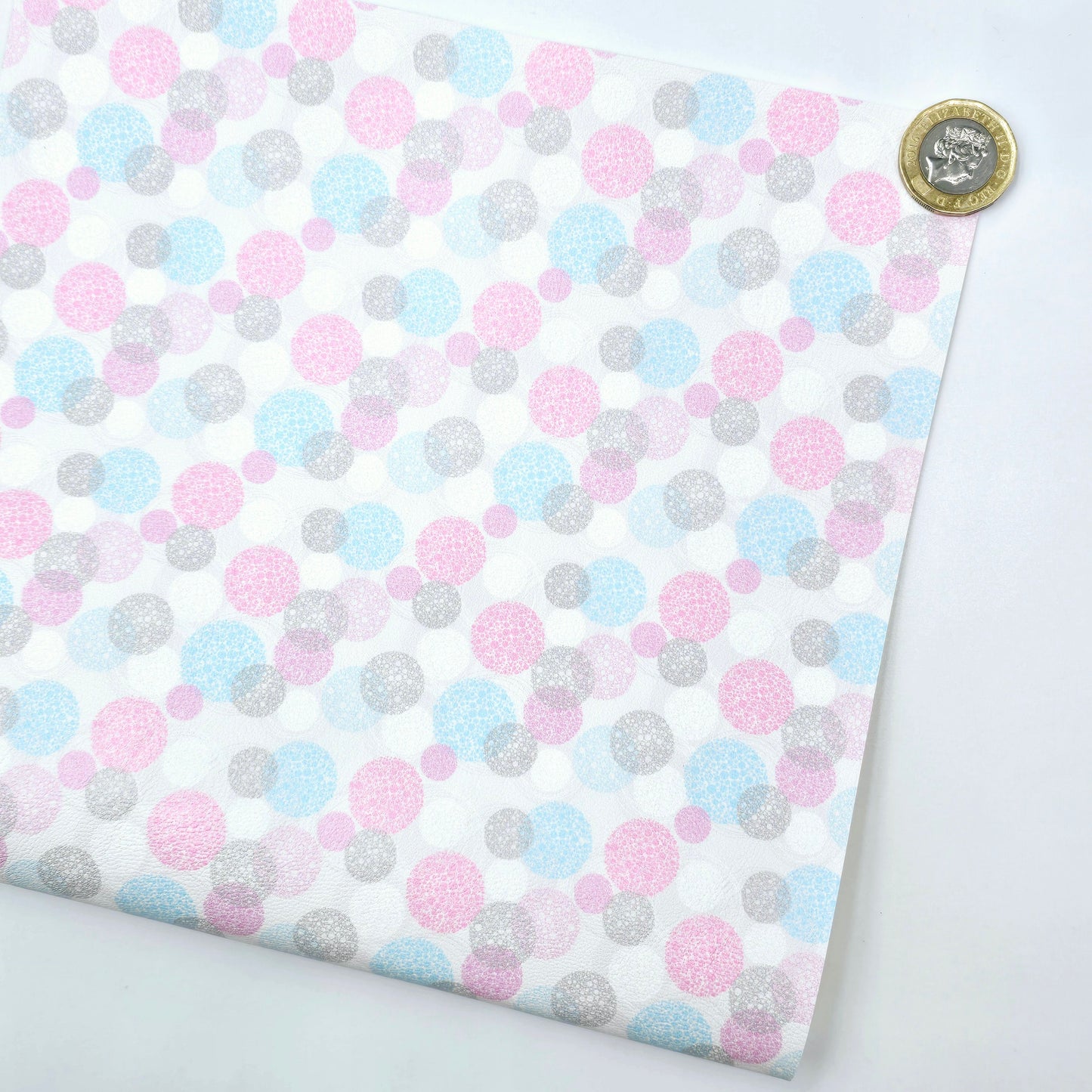 Abstract Bubbles Artisan Leatherette