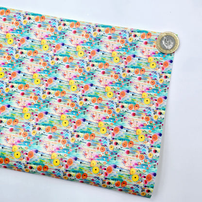 Paint by Flowers Style 2 Artisan Leatherette