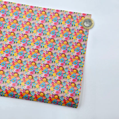 Embroidery Flowers Style 2 Artisan Leatherette