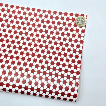 Footy Mad Red Artisan Leatherette