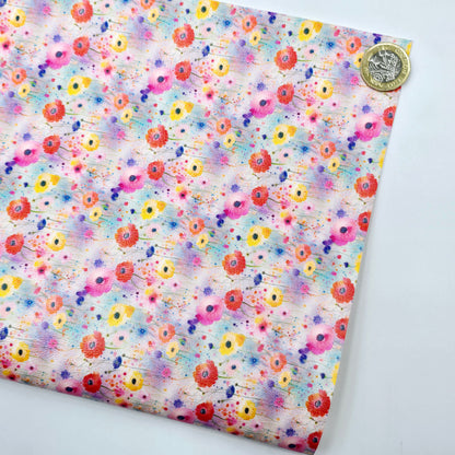 Paint by Flowers Style 4 Artisan Leatherette