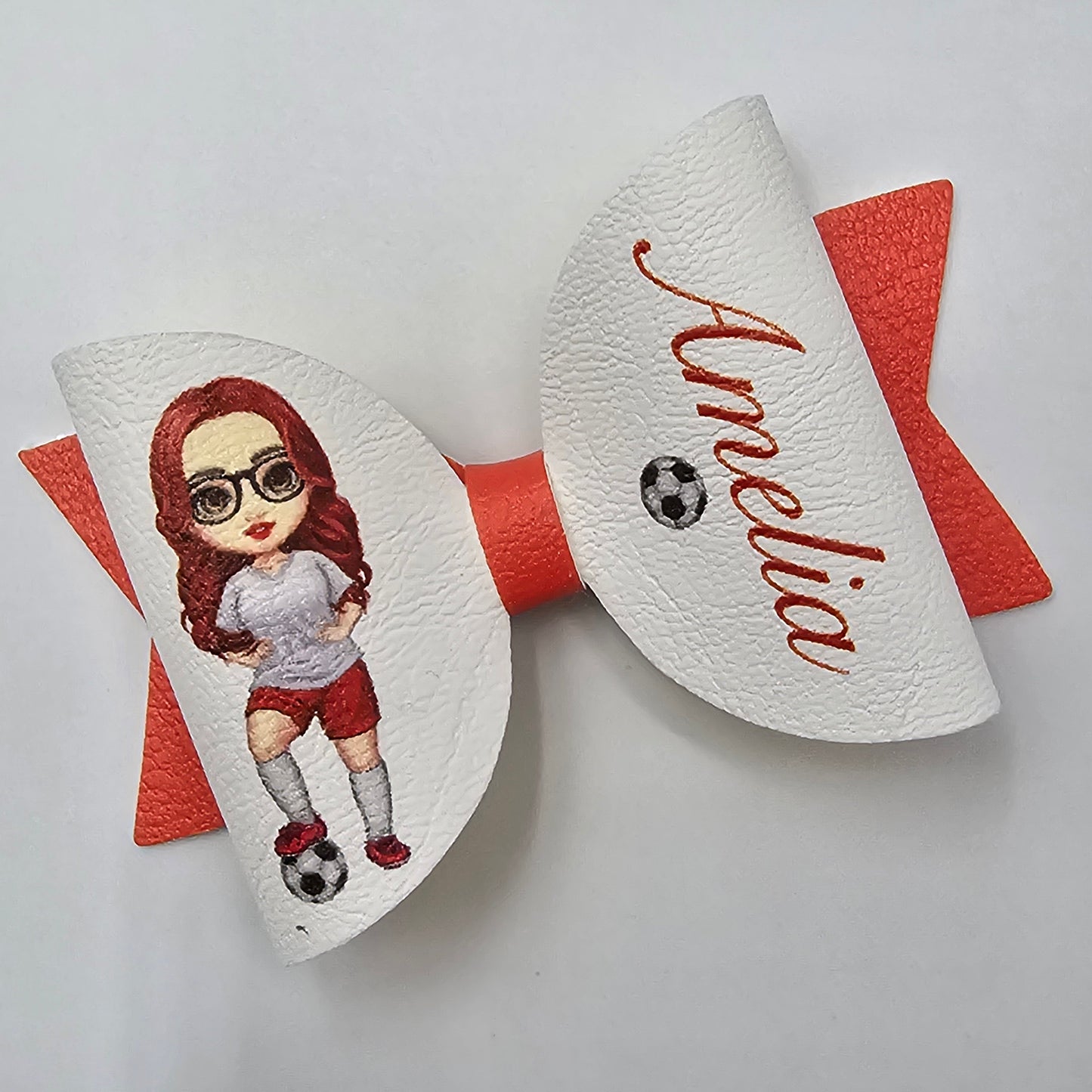 Football Girl Bow Loops Style 4